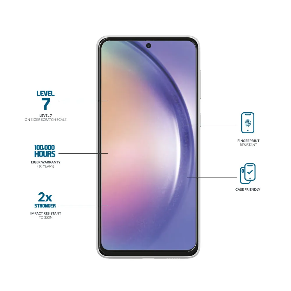 Eiger Mountain Glass CLEAR EDGE for Samsung Galaxy A54 5G / S23 FE
