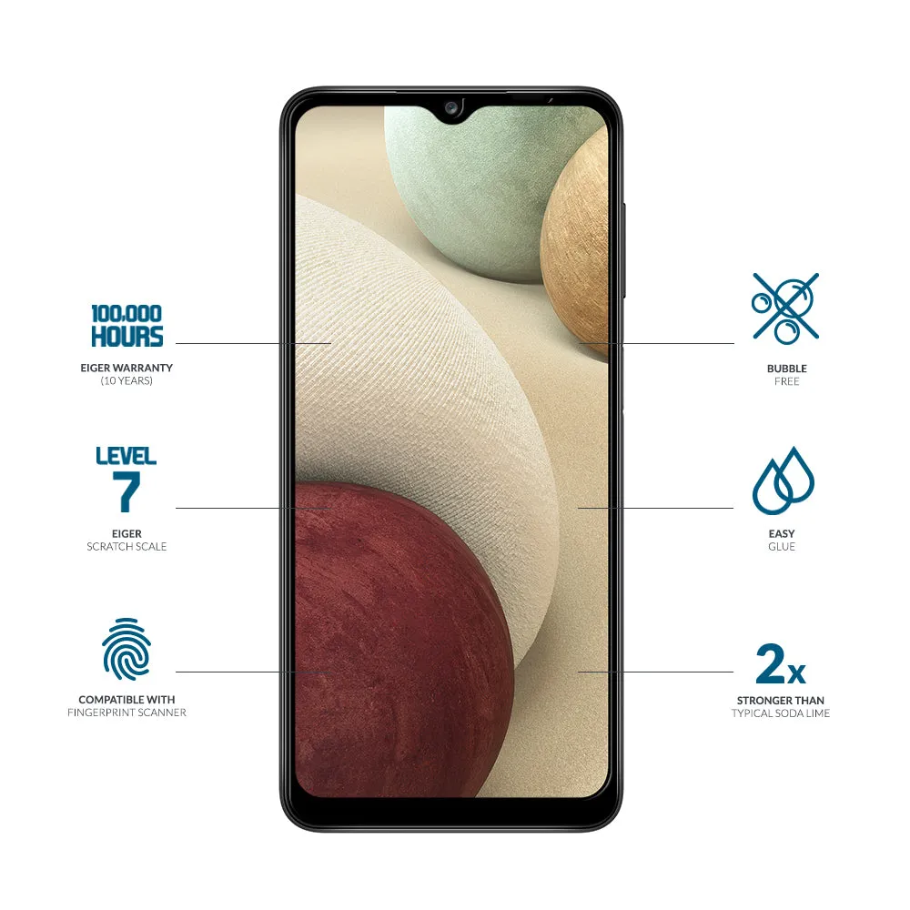 Eiger Mountain Glass Curved Screen Protector 3D for Samsung Galaxy A32 5G / A12 / A13 5G / A04s / A04
