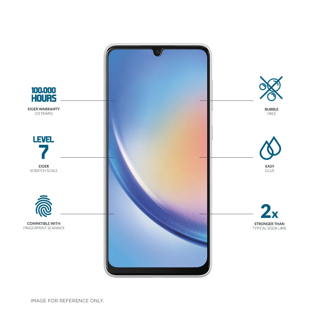 Eiger Mountain Glass Screen Protector 2.5D for Samsung Galaxy A34 5G