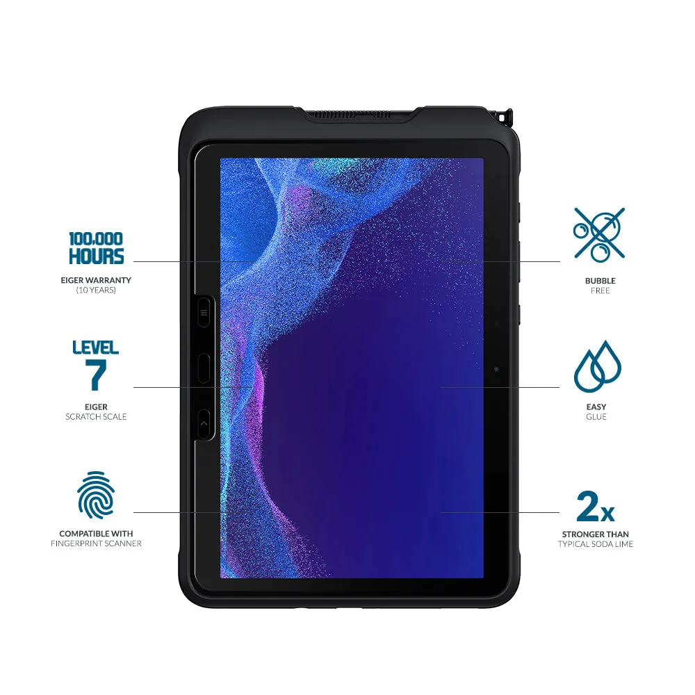Eiger Mountain Glass Tablet Screen Protector Standard 2.5D for Samsung Galaxy Tab Active4 Pro / Active Pro 10.1
