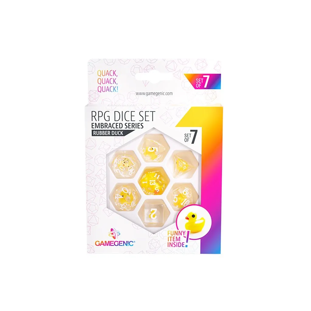 EMBRACED SERIES - RUBBER DUCK - RPG DICE SET (7PCS)
