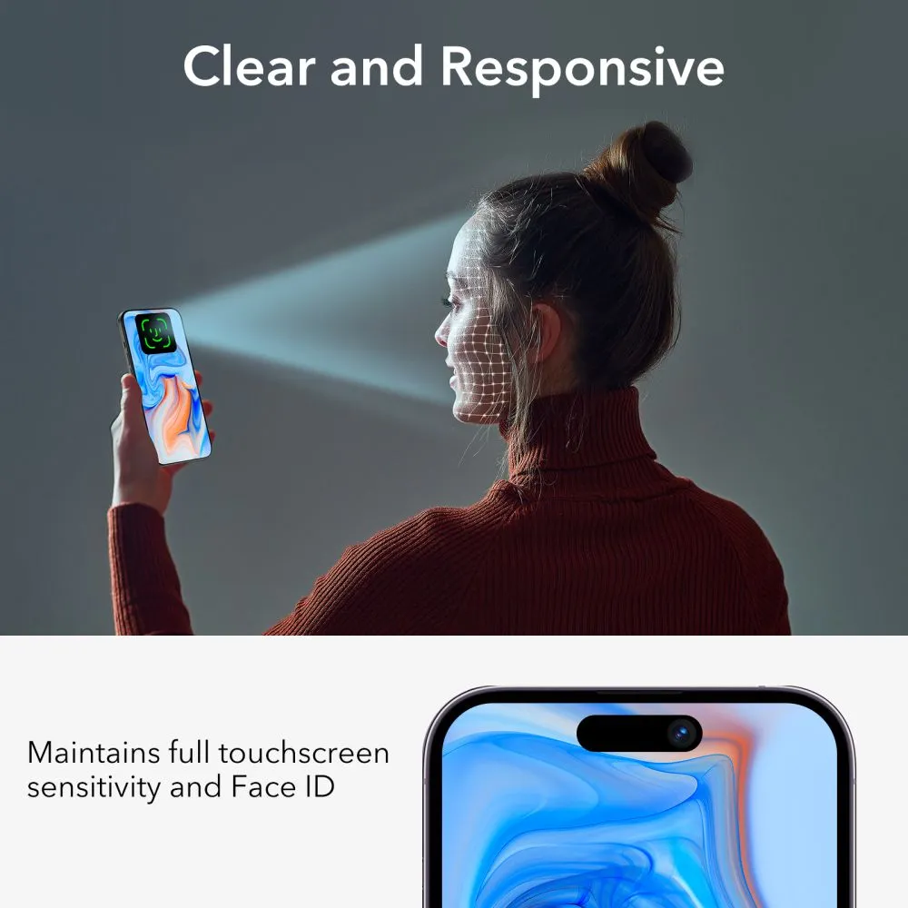ESR Privacy Tempered Glass Screen Protector for Apple iPhone 15