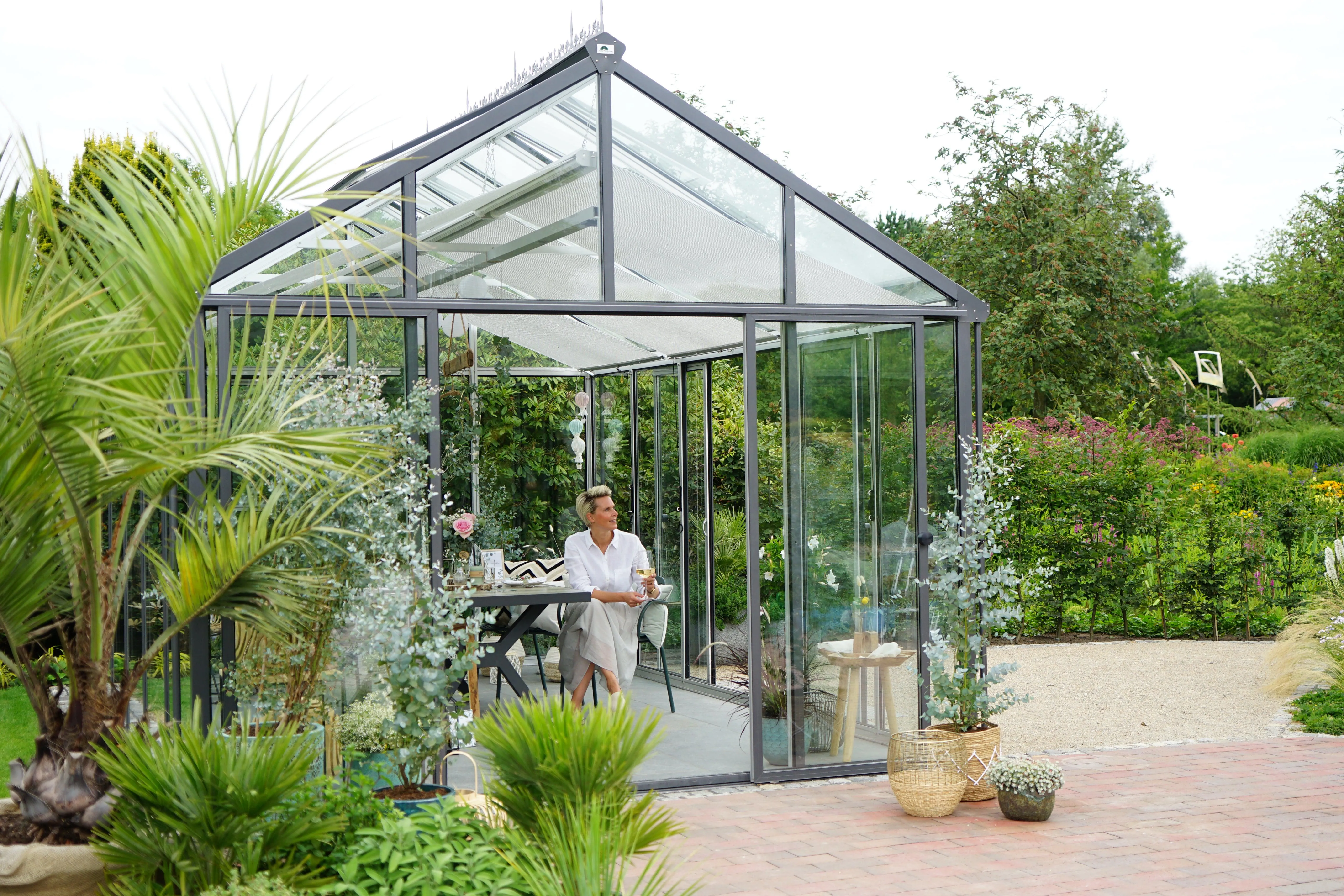 Exaco Hoklartherm Livingten 22mm Dual-Pane Insulated Glass Greenhouse