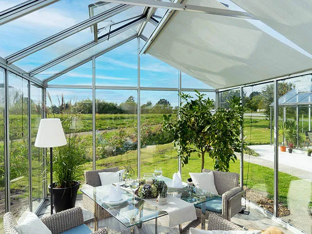 Exaco Hoklartherm Livingten 22mm Dual-Pane Insulated Glass Greenhouse