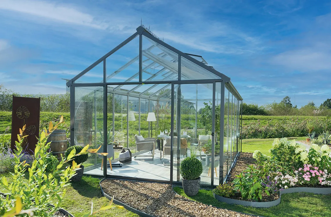 Exaco Hoklartherm Livingten 22mm Dual-Pane Insulated Glass Greenhouse