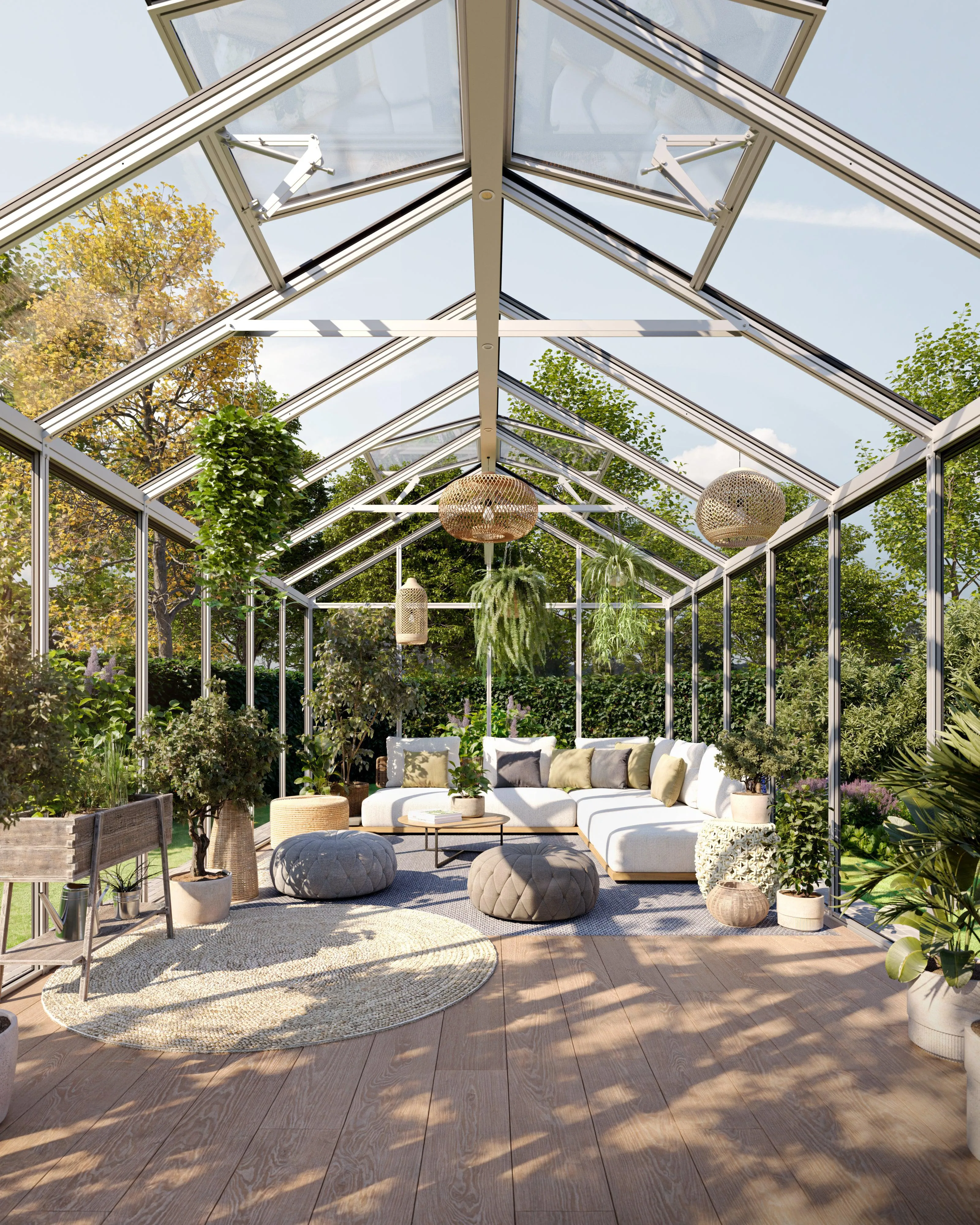 Exaco Hoklartherm Livingten 22mm Dual-Pane Insulated Glass Greenhouse