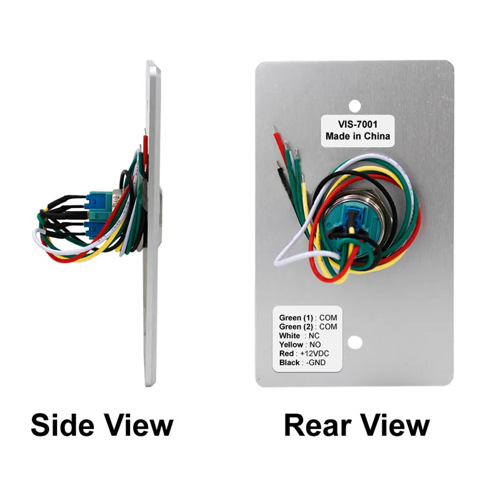 FPC-5556 1 Door Access Control 1700lb Electric Drop Bolt Fail Safe For Glass Door   Glass Frame   Indoor Use Only Keypad / Reader Standalone   Mini Controller   Wiegand 26, No Software, EM Card   PIR