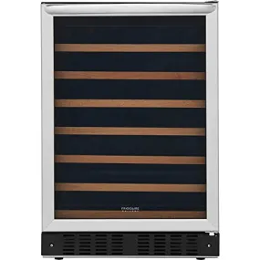 Frigidaire FGWC5233TS Gallery Series 26 Inch Built-In and Freestanding Single Zone Wine Cooler in Stainless Steel,Silver