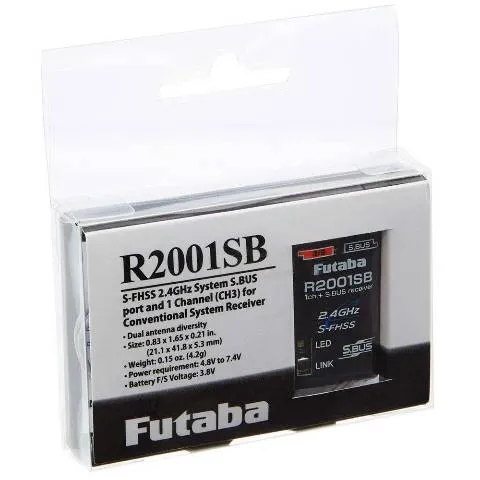 Futaba 2.4GHz R2001SB SFHSS S.BUS HV Receiver