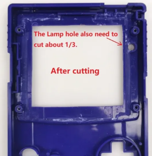 Game Boy Color Q5 XL IPS Backlight with OSD - Hispeedido