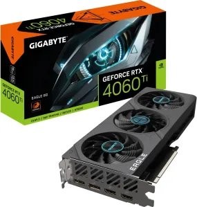 Gigabyte NVidia GeForce RTX 4060Ti Gaming Graphics Card 8GB GDDR6 EAGLE Ada Lovelace GPU, 4352 Core