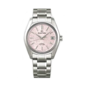 Grand Seiko Heritage Men's 38mm Titanium Hi Beat Mechanical Watch SBGH341