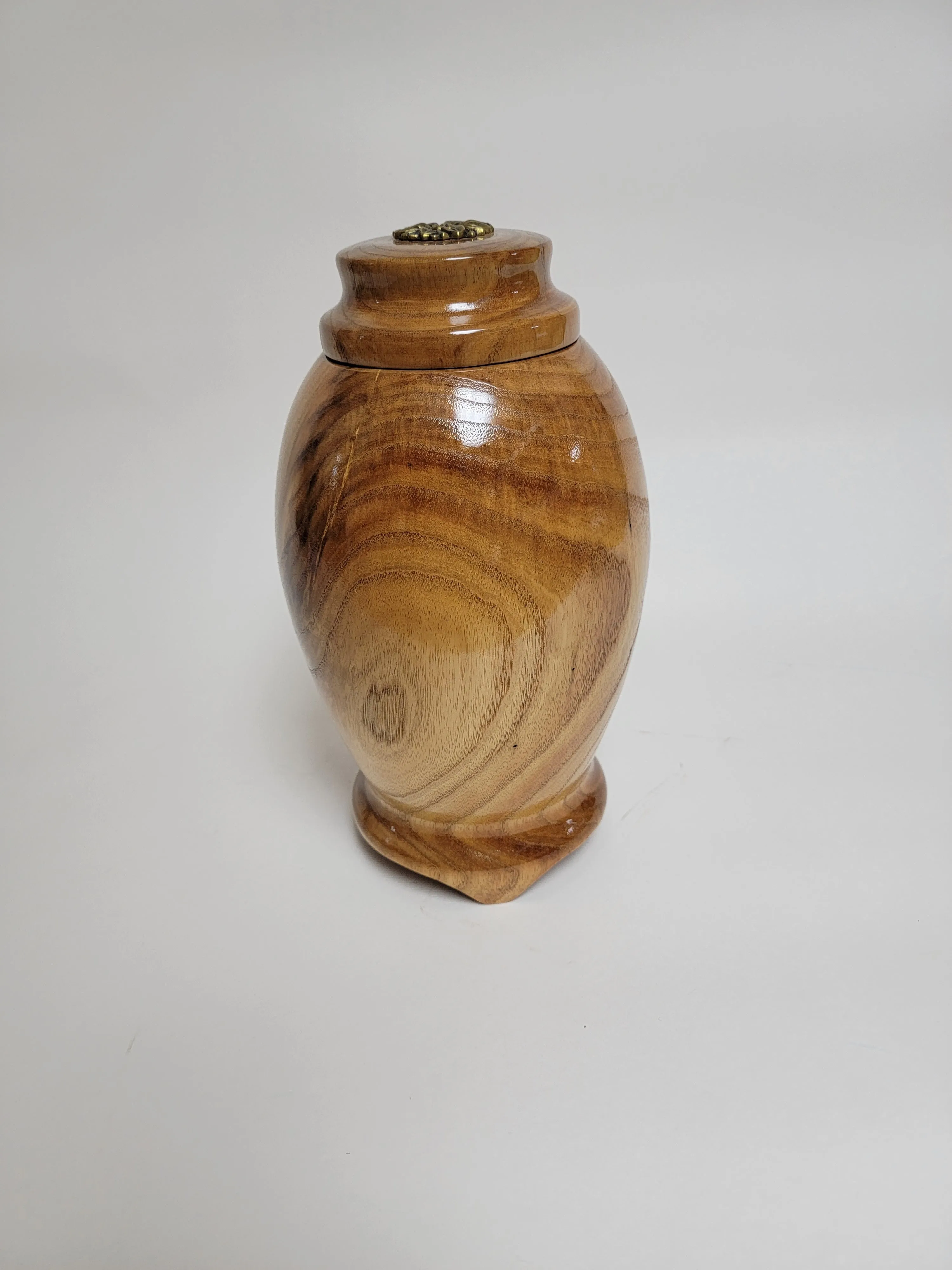 Hand Turned Mimosa Cremation Urn