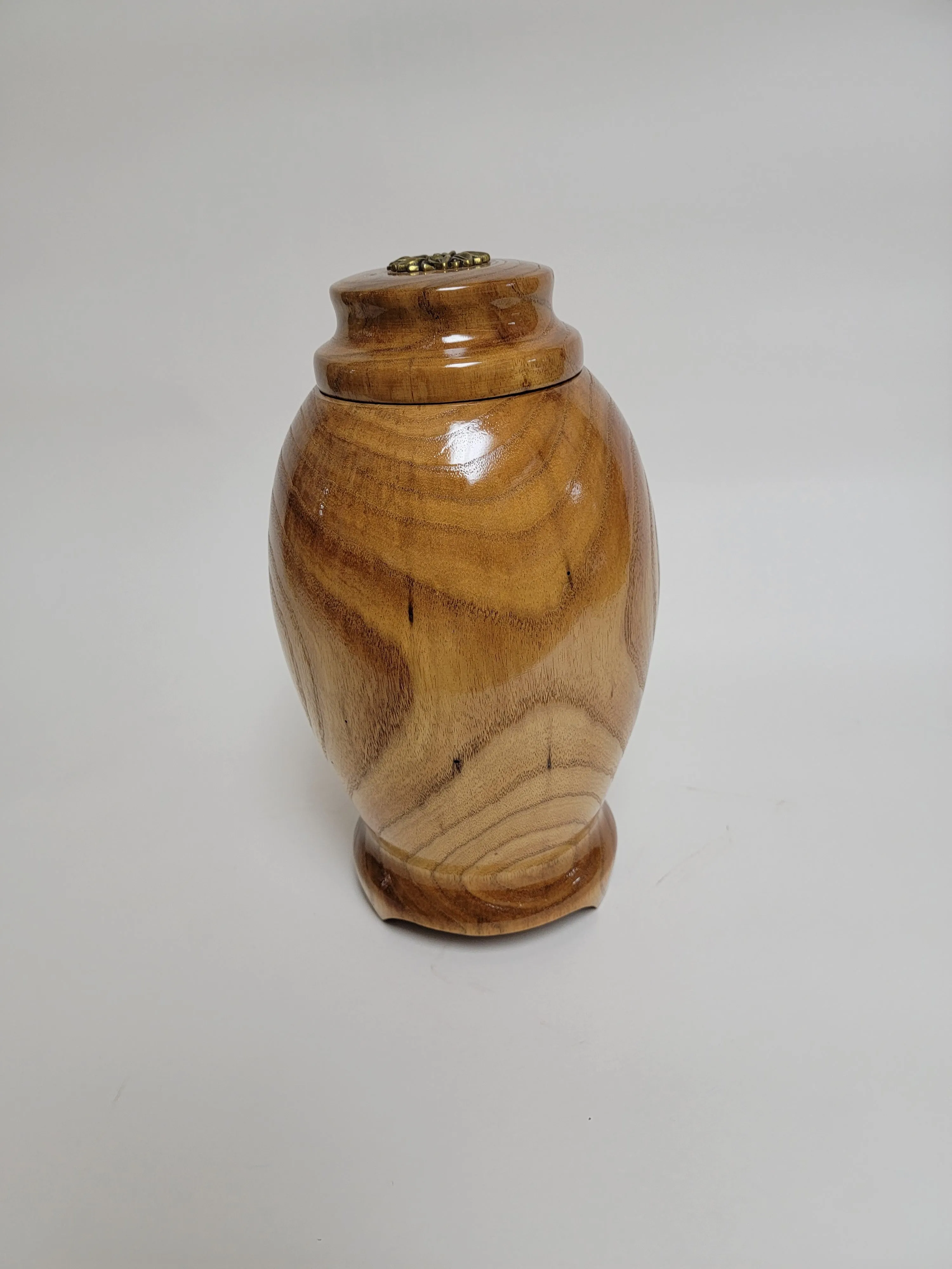 Hand Turned Mimosa Cremation Urn