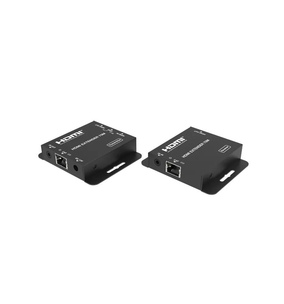 HDMI Extender Over Cat6 4K 30HZ With IR ( 70M )