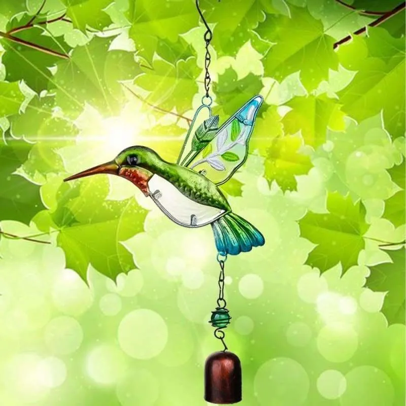 Hummingbird wind chime