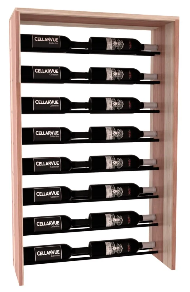 InstaCellar - 26" Horizontal Top Display - Black Metal Rods