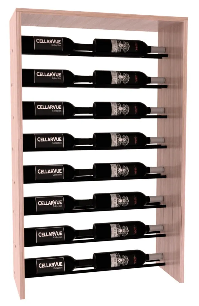 InstaCellar - 26" Horizontal Top Display - Black Metal Rods