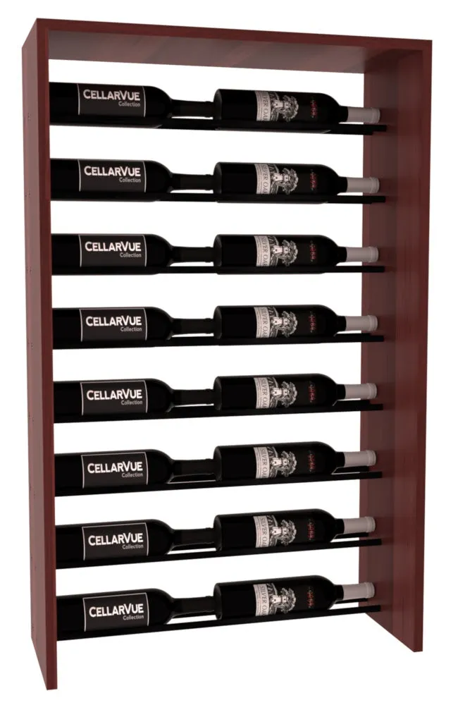 InstaCellar - 26" Horizontal Top Display - Black Metal Rods