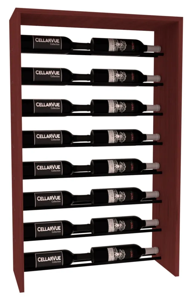 InstaCellar - 26" Horizontal Top Display - Black Metal Rods