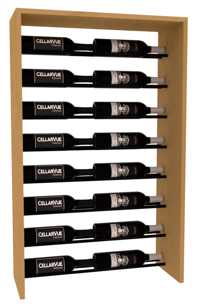 InstaCellar - 26" Horizontal Top Display - Black Metal Rods