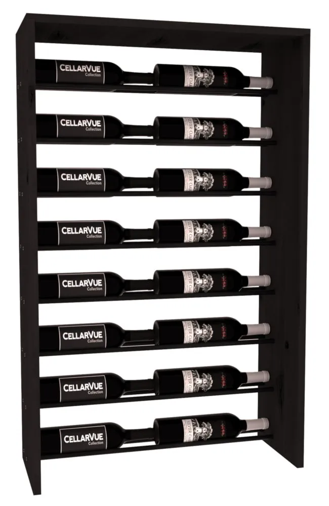 InstaCellar - 26" Horizontal Top Display - Black Metal Rods