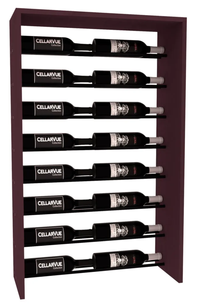 InstaCellar - 26" Horizontal Top Display - Black Metal Rods