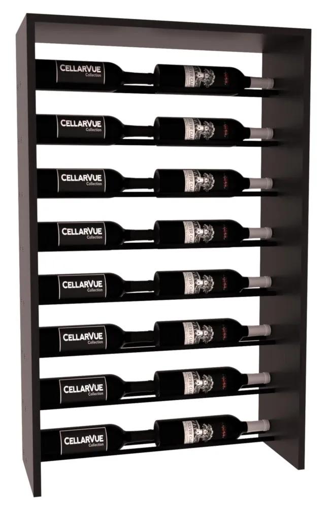InstaCellar - 26" Horizontal Top Display - Black Metal Rods