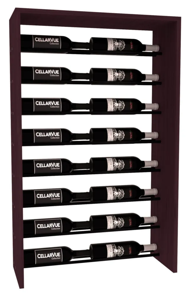 InstaCellar - 26" Horizontal Top Display - Black Metal Rods