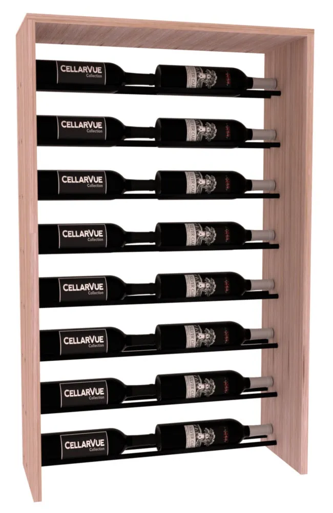 InstaCellar - 26" Horizontal Top Display - Black Metal Rods