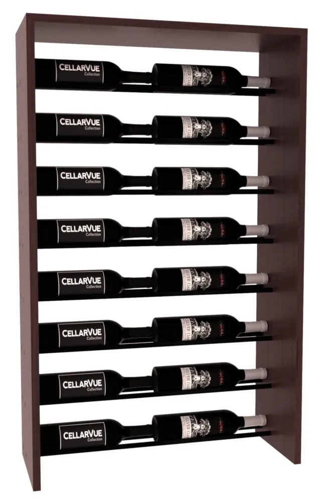 InstaCellar - 26" Horizontal Top Display - Black Metal Rods