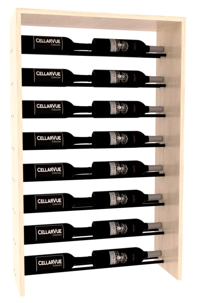 InstaCellar - 26" Horizontal Top Display - Black Metal Rods