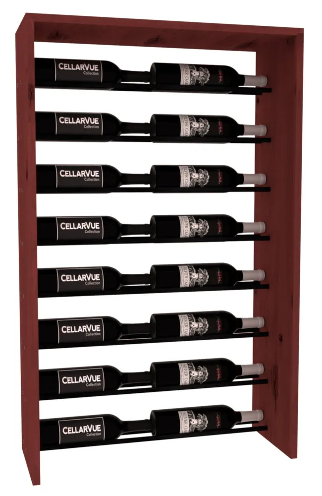 InstaCellar - 26" Horizontal Top Display - Black Metal Rods