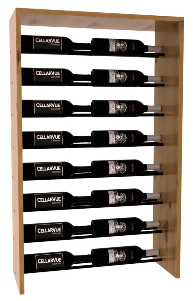 InstaCellar - 26" Horizontal Top Display - Black Metal Rods