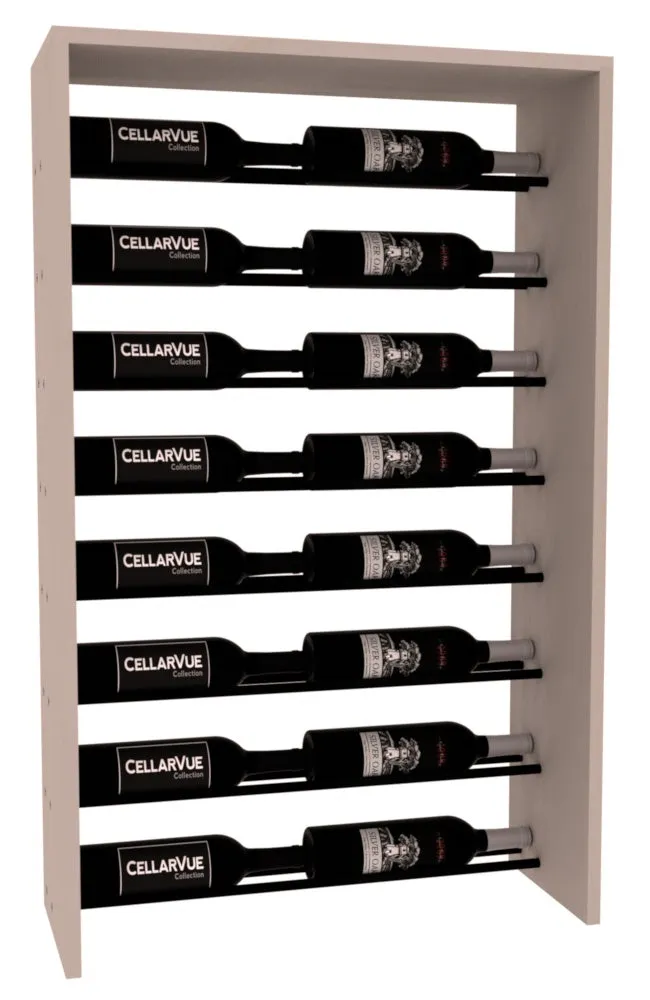 InstaCellar - 26" Horizontal Top Display - Black Metal Rods