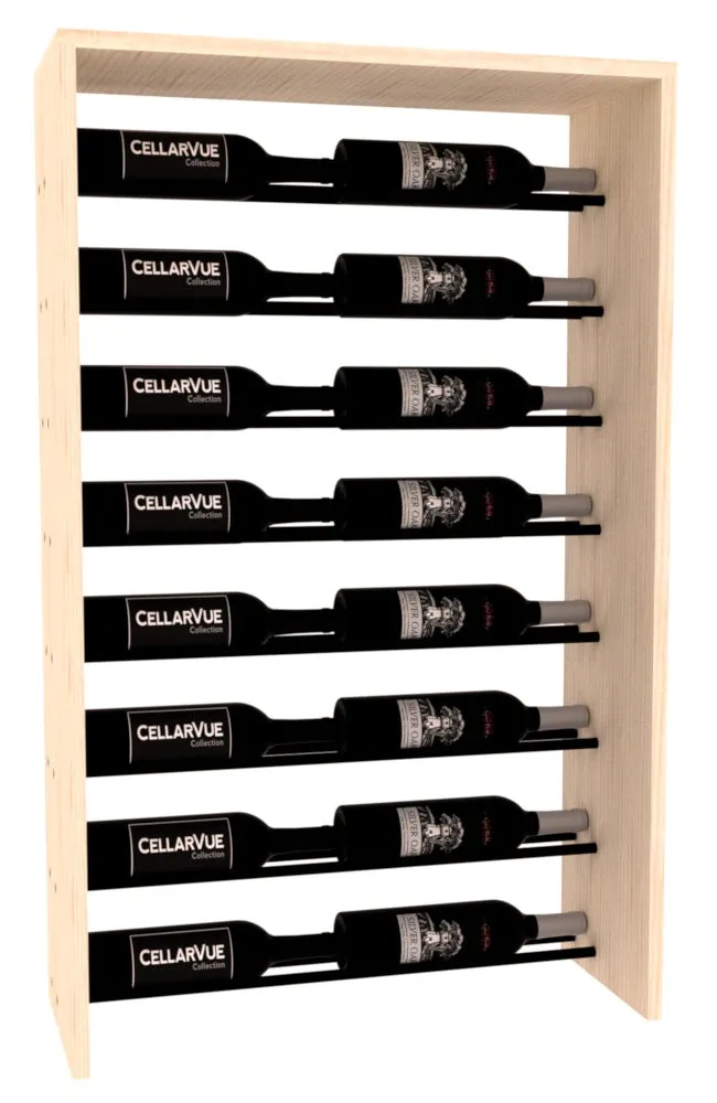 InstaCellar - 26" Horizontal Top Display - Black Metal Rods