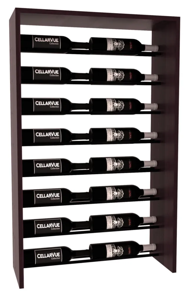 InstaCellar - 26" Horizontal Top Display - Black Metal Rods