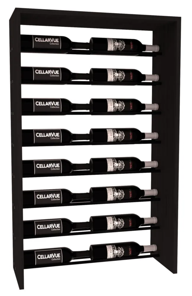 InstaCellar - 26" Horizontal Top Display - Black Metal Rods
