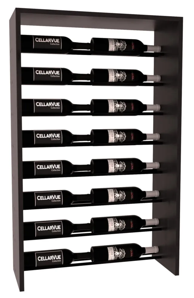 InstaCellar - 26" Horizontal Top Display - Black Metal Rods