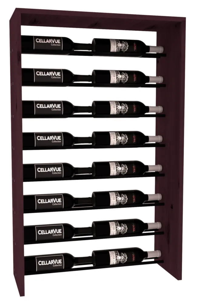 InstaCellar - 26" Horizontal Top Display - Black Metal Rods