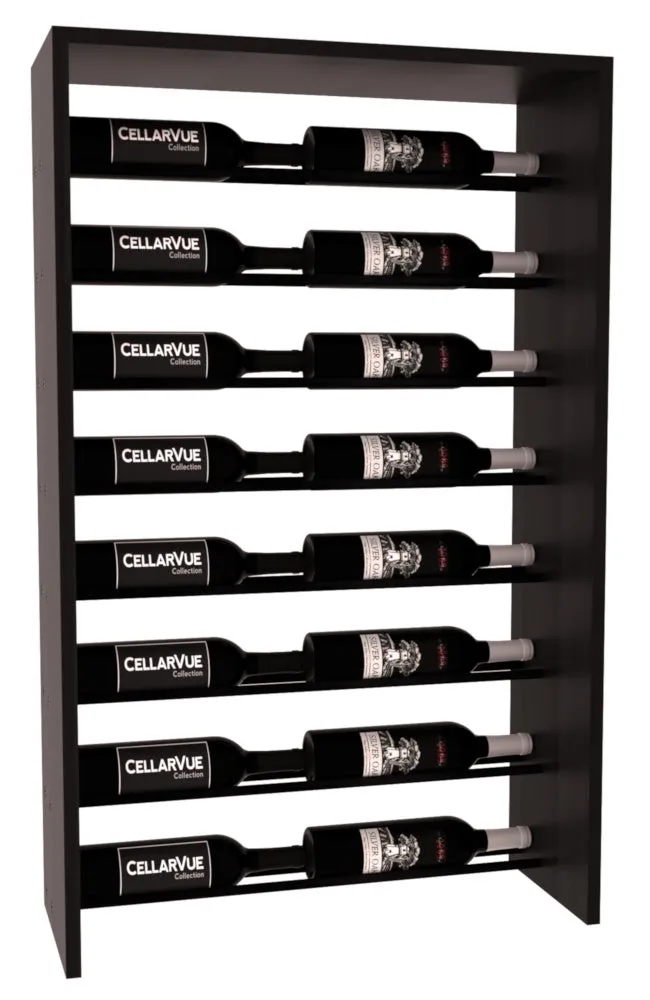 InstaCellar - 26" Horizontal Top Display - Black Metal Rods