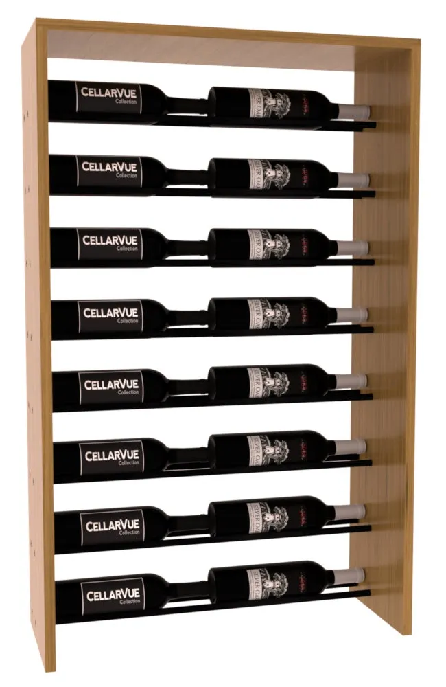 InstaCellar - 26" Horizontal Top Display - Black Metal Rods