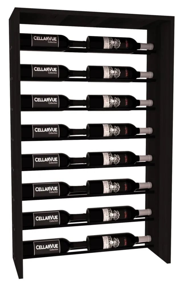 InstaCellar - 26" Horizontal Top Display - Black Metal Rods