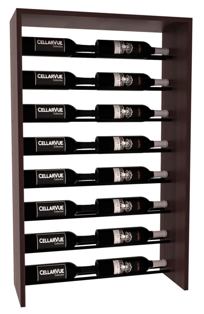InstaCellar - 26" Horizontal Top Display - Black Metal Rods