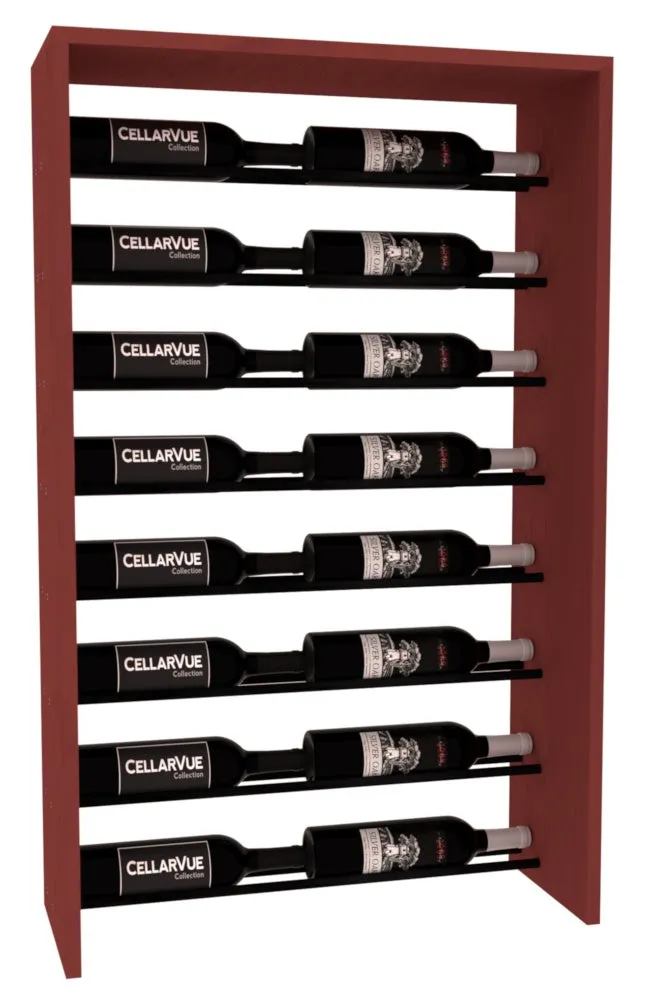 InstaCellar - 26" Horizontal Top Display - Black Metal Rods