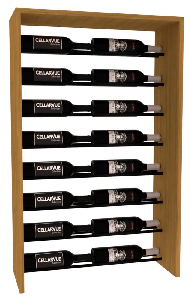 InstaCellar - 26" Horizontal Top Display - Black Metal Rods