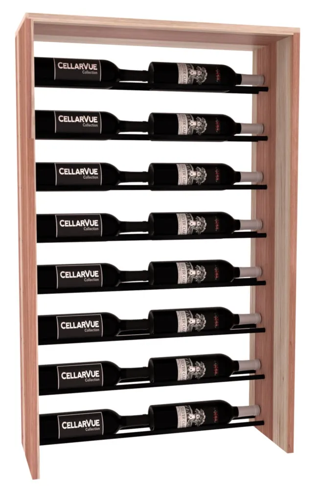 InstaCellar - 26" Horizontal Top Display - Black Metal Rods