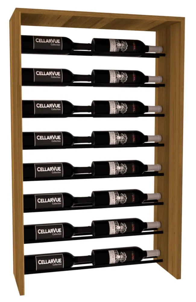 InstaCellar - 26" Horizontal Top Display - Black Metal Rods