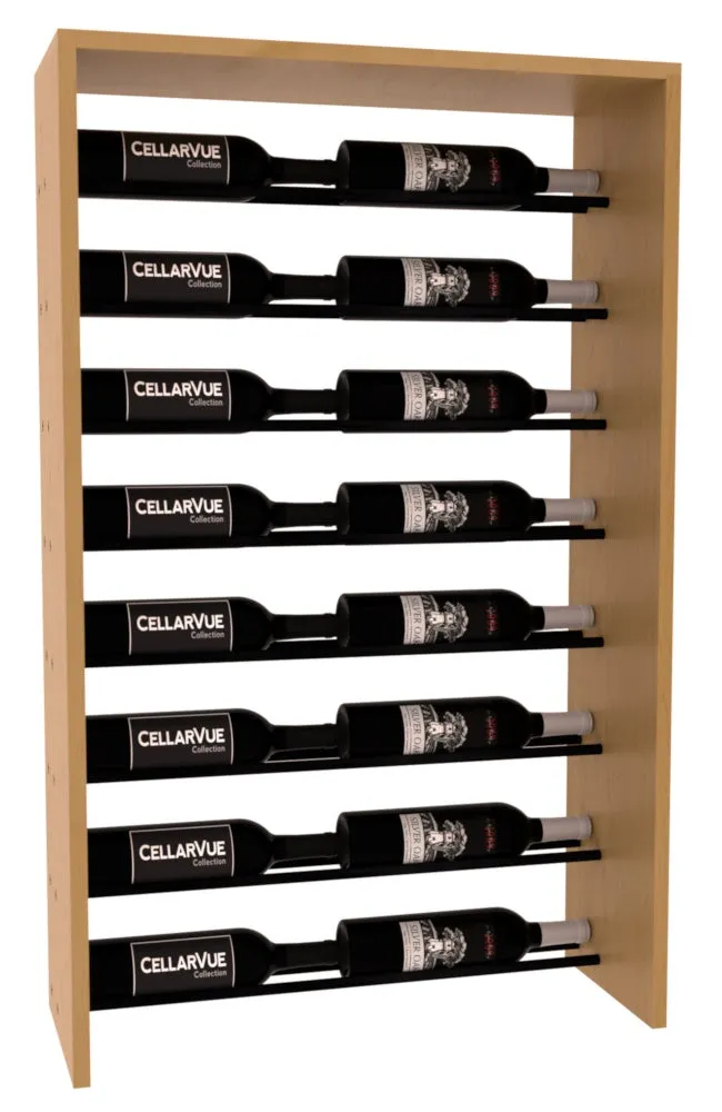 InstaCellar - 26" Horizontal Top Display - Black Metal Rods