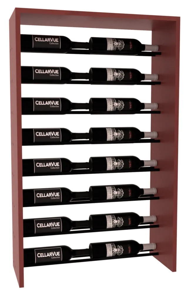 InstaCellar - 26" Horizontal Top Display - Black Metal Rods